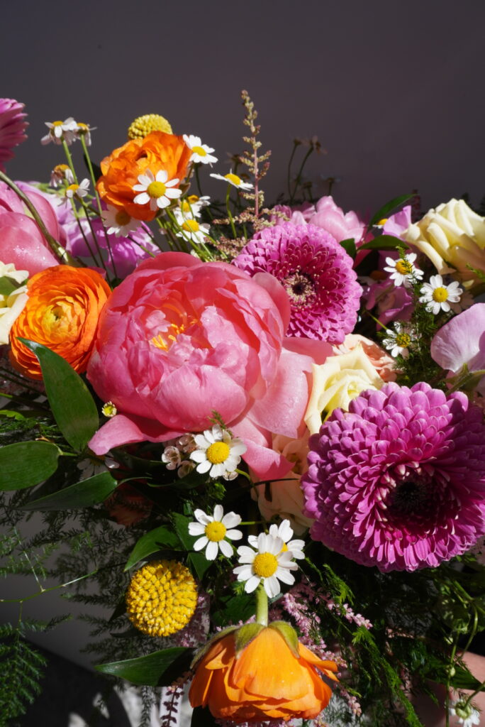 A bridal bouquet built by Tula Rose