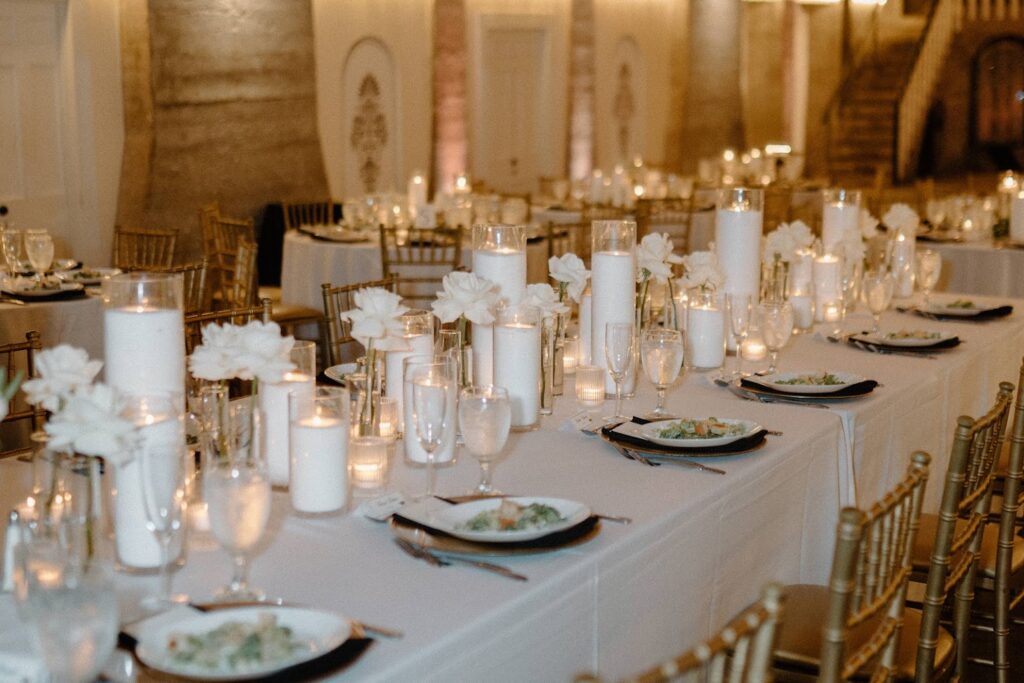 Heavy candle centerpiece option